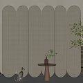 Silent screen partition 3d model