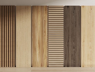 Modern wall panel 3d model