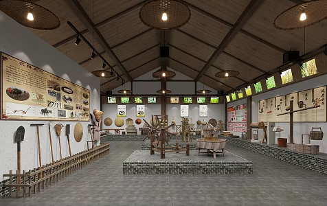 Farming Museum Modern Museum 3d model