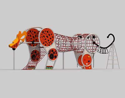 Modern Amusement Equipment 3d model Modern Amusement Equipment 3d model