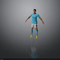 Blue Football Apparel Set With White Shorts Blue Socks And Yellow Boots