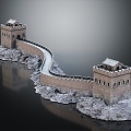 Chinese Great Wall Ancient City Wall City Wall 3d model