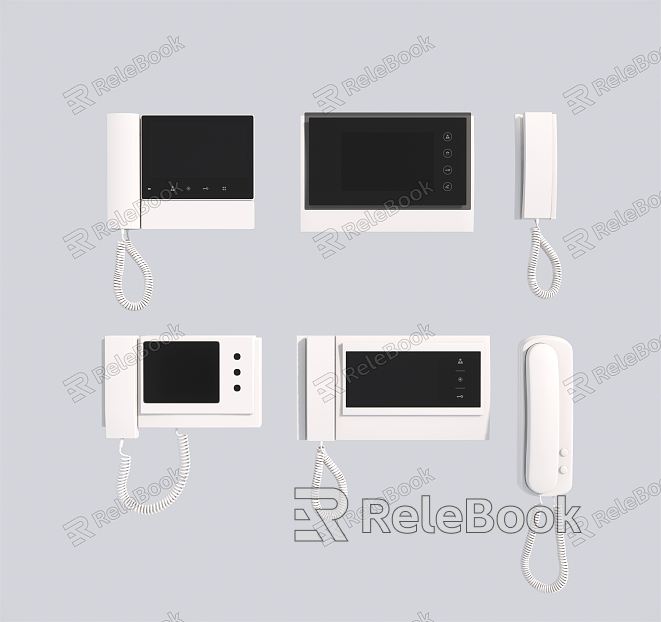 Modern visual doorbell access control machine model