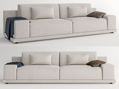 Modern double sofa model