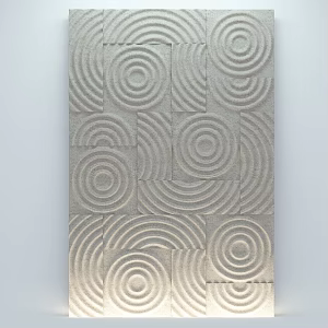 Modern wall decoration landscape wall 3d model