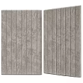 Gray Wood Grain Vertical Strips Decorative Panels With Modern Design For Interior Wall