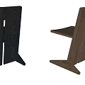 Modern Middle Ancient Dining Chair 3d model