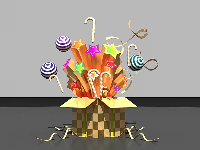 Modern Beauty Chen China Pond Magic Christmas 3d model