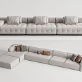 Modern Multiplayer Sofa 3d model