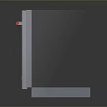 Modern Silver Compact Square Shaped Desktop Computer Case With Handle And Sleek Design