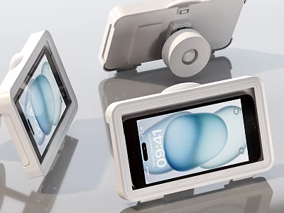 Mobile phone waterproof bracket 3d model