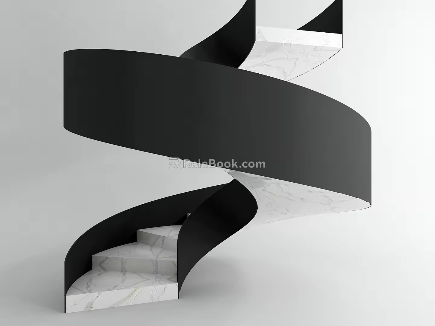 revolving staircase 3d model