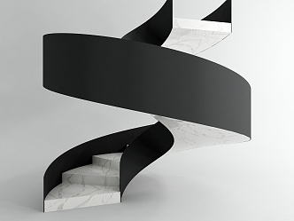 revolving staircase 3d model