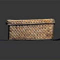 Handwoven Storage Box With Natural Material For Home Decor And Organization