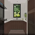 Modern Japanese Dining Living Room Interior With Wooden Ceiling Pendant Light And Bookshelf