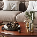 Modern Double Sofa Double Sofa Combination 3d model