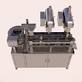 chain plate automatic tapping machine 3d model
