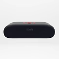 Sleek Modern Headphone Speaker With Black Red Buttons Design And Wired Connection For Desktop Use