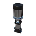 Industrial Vertical Pump with Electric Motor Stainless Steel Body Compact Design and Base Frame