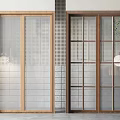 Jane Ou sliding door sliding door combination 3d model