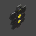 Sci-fi Shield 3d model