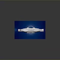 EUPHORIA LIVE Stage 3D Model Design With Silver Structure And Blue Base