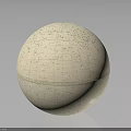 Celestial Globe With Detailed Star Charts Grid Lines And Smooth White Surface For 3d model