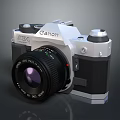 Canon AE-1 Program Vintage Camera With FD 50mm Lens And Electronic Controls