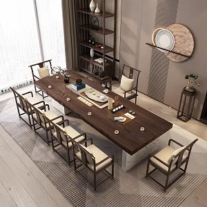 Tea Room Tea Table 3d model