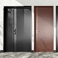 Modern Hinged Doors Showcasing Various Designs Brown And Black Color Options
