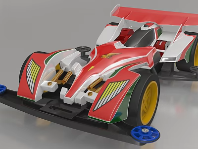 Four-wheel drive Q bar sonic speed 3d model