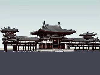 Chinese Ancient Landscape Architecture 3d model