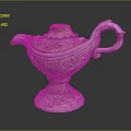 Decorative Classical Vessel With Intricate Carvings Floral Patterns Pedestal Base And Ornate Lid