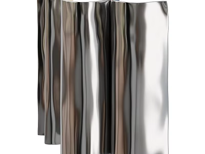 Modern Wall Lamps With Shiny Metallic Surface For Home Interior Decor 3d model
