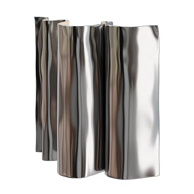 Modern Wall Lamps With Shiny Metallic Surface For Home Interior Decor 3d model