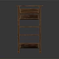 Wooden Foldable Step Ladder With Sturdy Design For Household Use