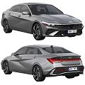 Modern Hyundai Sedan Exterior Design With Sleek Front Rear Lights And Body Lines