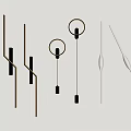 Stylish Modern Wall Lamps With Different Shapes And Metal Frames For Home Interior Lighting