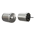 Industrial Electric Motors With Silver Metal Casing And Rotating Shaft Structure