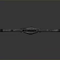 Detailed Metallic Sword With Cross Guard Long Blade Sharp Tip On Gray Background