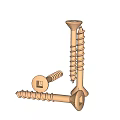 High Quality Copper Screws Hardware Tools With Various Sizes And Thread Designs