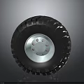 High Quality Automotive Car Tire With Deep Tread Pattern And Silver Wheel Rim