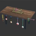 modern magnetizing coil physics experiment coil magnetization 3d model