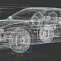 Silver Two Door Coupe With Sleek Body Lines And Sporty Wheels Design