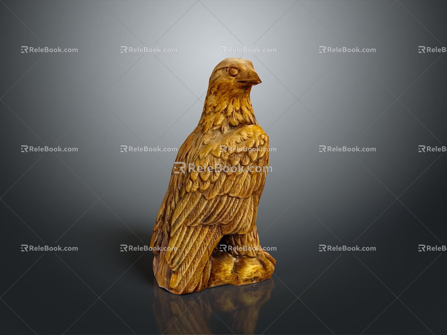 Eagle Large Eagle Owl Raptor Falcon Bird Bird Bird Animal Game Animal 3d model