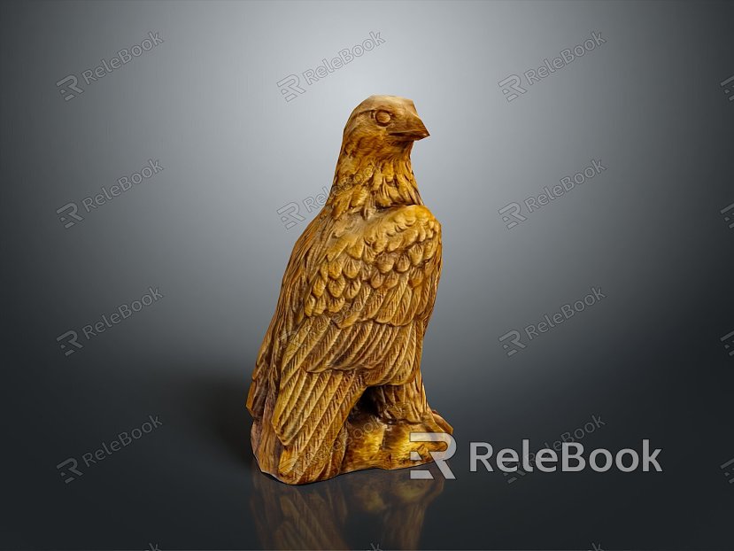 Eagle Large Eagle Owl Raptor Falcon Bird Bird Bird Animal Game Animal model