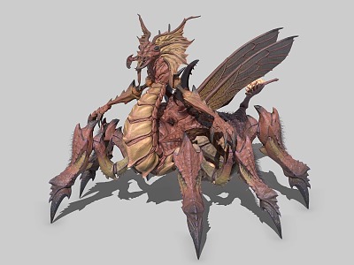 Alien Zerg Giant Monster model