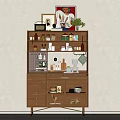 Sideboard Wood Style Sideboard 3d model