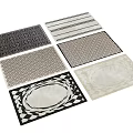 Middle Style Carpet 3d model