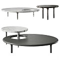 Honore Marble Coffee Table 3d model